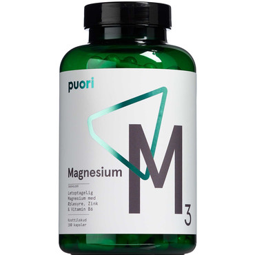 Puori Magnesium M3 180 Stk Kosttilskud Med Magnesium