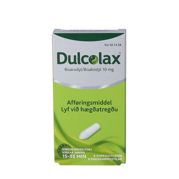 Dulcolax suppositorier