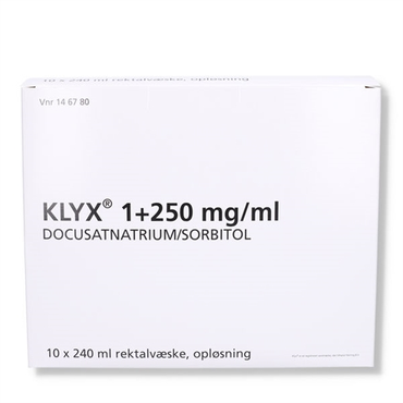 Klyx 1+250 mg/ml - 10 x 240 ml