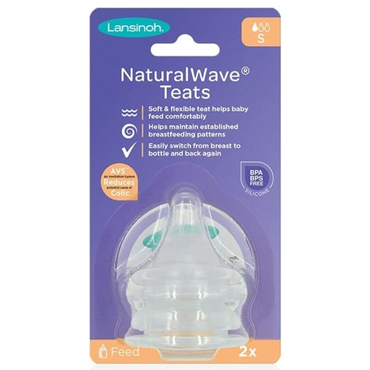 Lansinoh NaturalWave Flaskesut Slow Flow