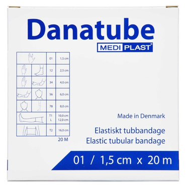 Danatube Rørbandage 1,5 cm x 20 m