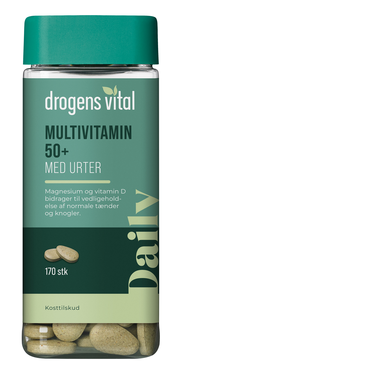 Drogens Vital Multivitamin Med Urter 50+