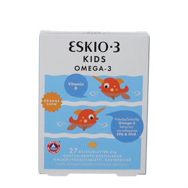 Eskio-3 Kids Chew Omega-3 og D-vitamin