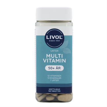 Livol Multivitamin 50+ med Urter