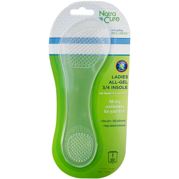 NatraCure Ladies All Gel 3/4 Insole