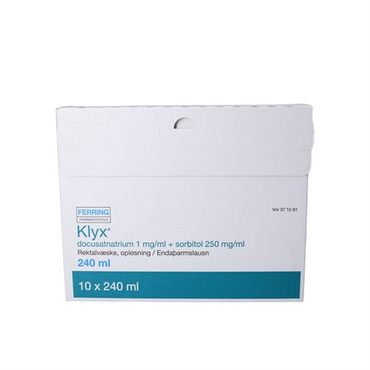 Klyx 1+250 mg/ml - 10 x 240 ml