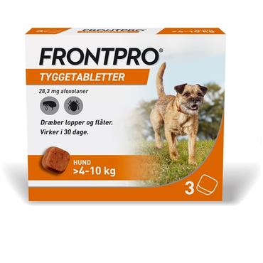 FRONTPRO Tyggetabletter >4-10 kg