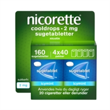 Nicorette sugetabletter Cooldrops