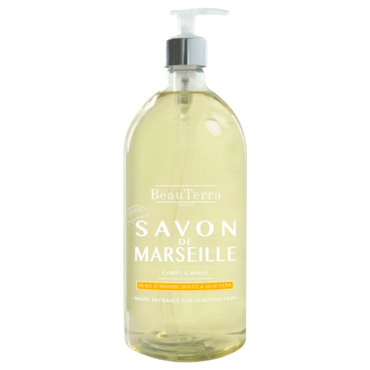 BeauTerra Marselle Liquid Soap Ultra Rich Sweet Almon Oil