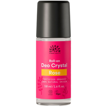 Urtekram Rose Roll-On Deo Crystal