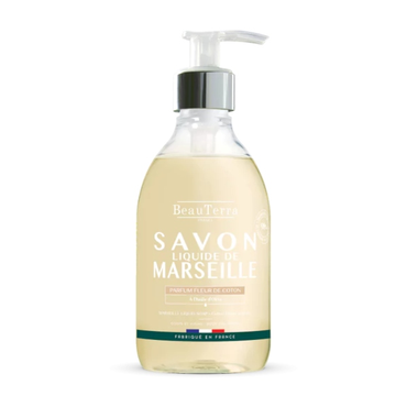 BeauTerra Marseille Liquid Soap Cotton Flower