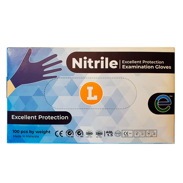 E-Glove Nitrile Excellent Protection Handsker